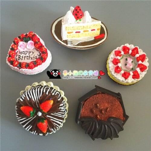 1PC Cute Delicacy Ice Cream Cake Fridge Magnets Refrigerator 3D Magnets Magnetic Fridge Wall Sticker Home Furnishing Decor
