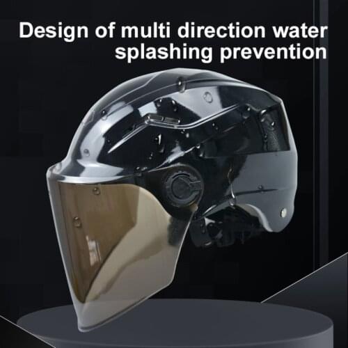 2021 Summer Electric Bike Motorcycle Riding Helmet Light Unisex Brown Sunscreen Half-covered Outdoor Cycling Helmet Equipment