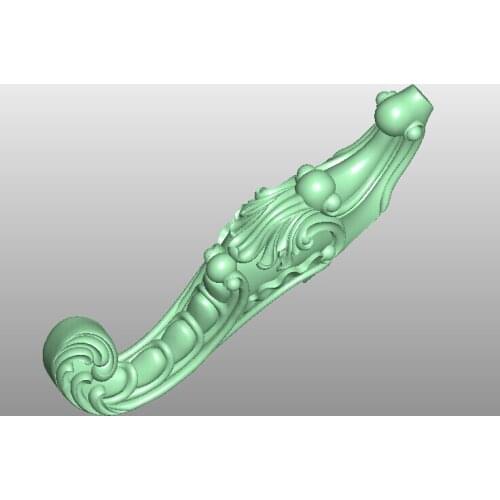 3D model STL format file for cnc router engraving furniture sofa cabinet chair leg pattern Artcam 640