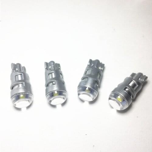 4PCS T10 LED W5W Canbus LED Bulb Trunk light 194 168 DRL 3030 1SMD Car Parking License plate lamp Dome Light Reading Lamp 12V