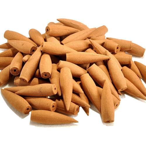 5 Pcs Laoshan Sandalwood Incense Cones Oversized 30 Minutes Smoke Backflow Tower Incense Cones