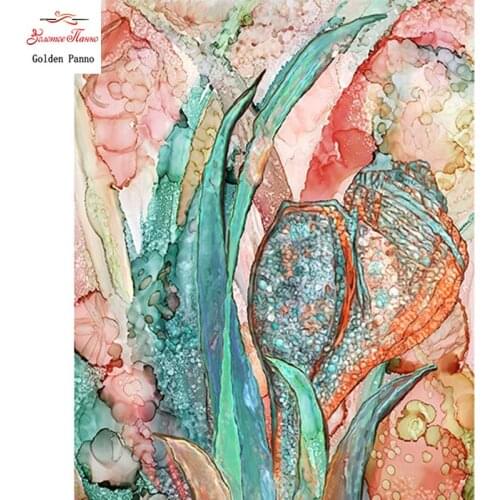 5D DIY diamond painting full square cross stitch inlaid Sea shell Flower Diamond embroidery needlepoint rhinestone painting