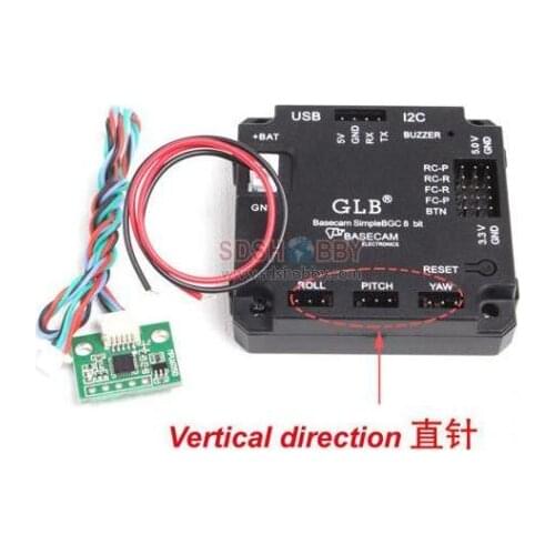 Alexmos 3-axis AIO Brushless Handle Stabilized Mount Gimbal Controller SimpleBGC