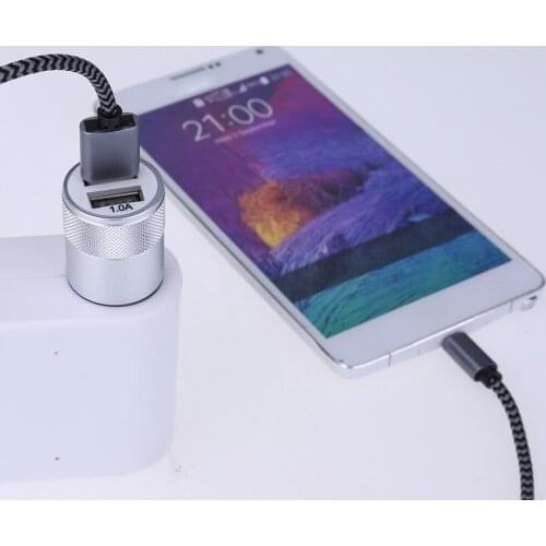 1PC Car Charger 1PC 2.1A Dual USB Fast Charging Auto Mobile Phone Chargers Socket Adapter Power Outlet Free shipping