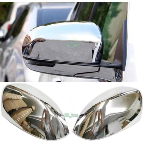 Car styling for Jeep Compass 2017-2018 New ABS mk2 Chrome Rearview Side Door Mirror Cover Trim 2PCS