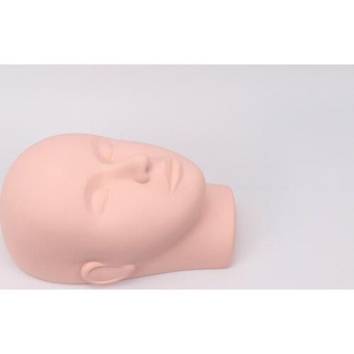 Free Shipping!! Beauty Salon Massage Head Mould Dummy Head Model Makeup Soft Doll Head Grafting Eyelash Mannequin Head