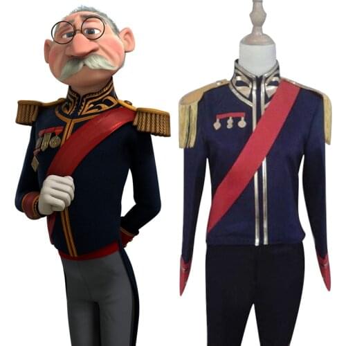 Fantasy Film Duke of Weselton Suits Uniform Outfit Cosplay Custome H028