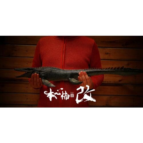 Nanmu 1/35 Mosasaurus Figure Lord of Abyss Dinosaur Collector Animal Toys Gift