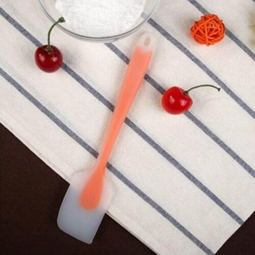 Hot Sell Mix Color Baking Tools For Cakes Silicone Spatula Spoon Cookie Spatulas Pastry Scraper Mixer Buttter Ice Cream Scoop