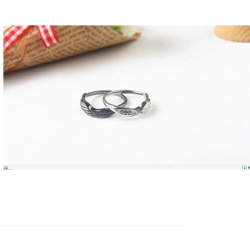 925 Silver ANIME Attack on Titan Eren Jager Levi Ackerman Ring Cosplay Costume Rings Fashion Christmas Gift Prop