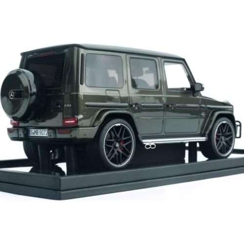Motorhelix 1:18 Benzs AMG G63 Limited collection resin die-casting Simulation model of blue 2019 off road vehicle collection