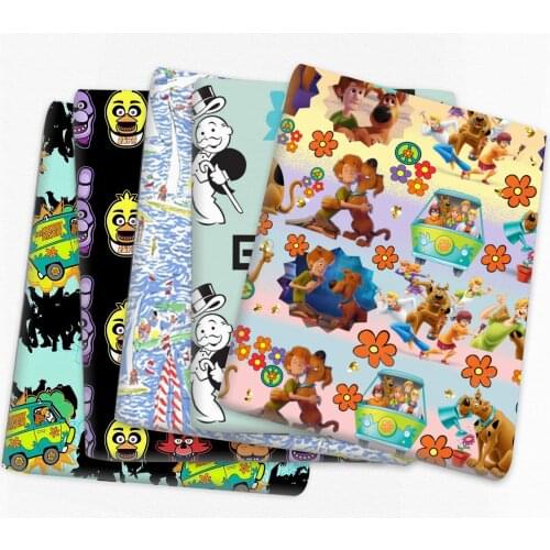Patchwork Puppy Printed Polyester Cotton Fabric for Tissue Sewing Quilting Fabrics Needlework Material DIY Handmade,c15781