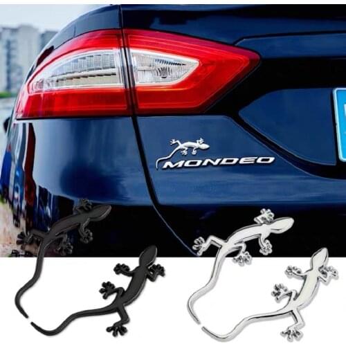 3D Metal Gecko Car Accessories Sticker For Audi Quattro Sline A3 A4 B6 B5 A1 B7 B8 A7 Q3 Q5 Q7 S4 RS4 A5 S5 RS5 S6 S7 A8 TT A6