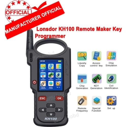 Newest Hand-Held Remote/Smart key programmer Lonsdor KH100 Remote Maker Key Programmer Update Online DHL Free Shipping