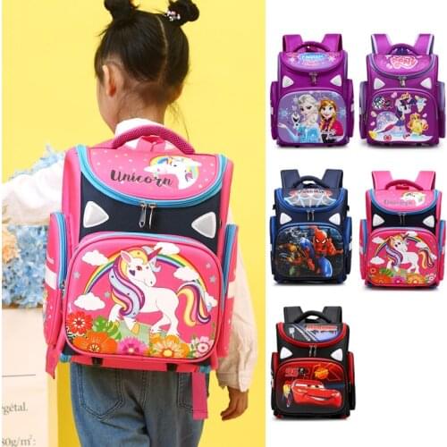 2021 New Space Bag Frozen Mobilizes Primary School Students Schoolbags To Reduce The Burden Folding Space Child Schoolbags