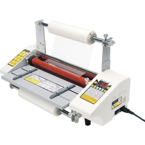 New 9350T A3+ Laminating Machine Four Roller Cold Hot Laminator Rolling Machine film photo Laminating Machine English Verion
