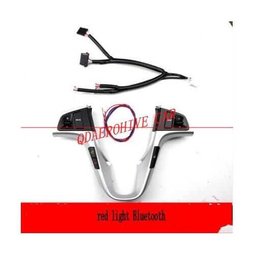 QDAEROHIVE Car Steering wheel audio volume music control button switch for Hyundai VERNA SOLARIS 2010-2017