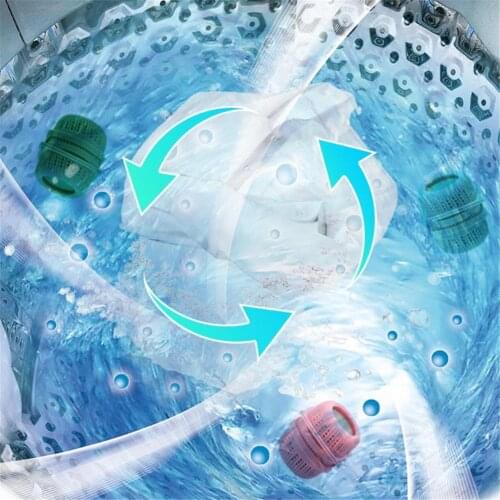 Anti-entanglement Anti-knotting Laundry Ball Decontamination Ball Washing Machine Softener Shape Solid Cleaning Balls
