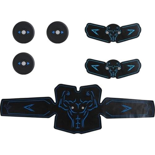 EMS Abdominal Muscle Stimulator Trainer USB Connect Abs Fitness Equipment Training Gear Muscles Electrostimulator Toner Massage