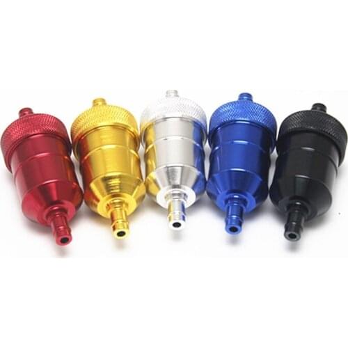 8MM Universal Motorcycle Fuel Gas Oil Filter Copper Filter Element For Pit Dirt Bike ATV Accessories