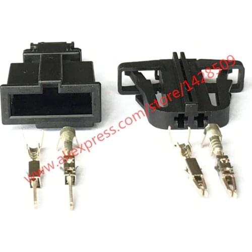 5 Sets kit 2 pin License plate lamp car door connector Trunk lights Horn Sensor Plug for VW Audi Skoda 3B0972712 3B0972702