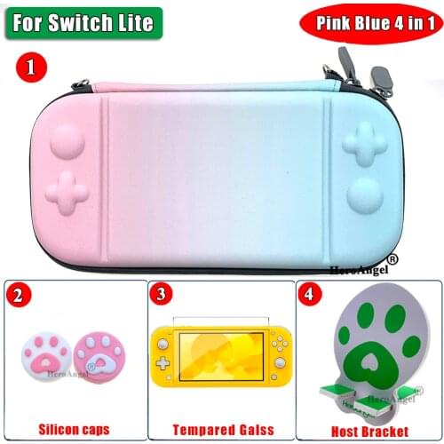 2020 New Hard Travel Protective Gradient Color Storage Bag For NS Switch For Nintendo Switch Lite Console Case Game Accessories