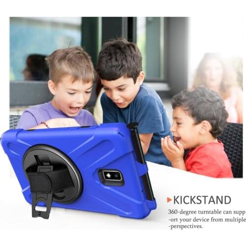 Case For Samsung Galaxy Tab active2 8.0 T390 T395 T397 Tablet Cover Shockproof Armor Heavy Rugged Shoulder Strap Tablet Cover