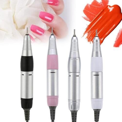 Electric Nail Art Drill Pen Handle File Polish Grind Machine Nail Art Accessories Handpiece Manicure Pedicure Tools