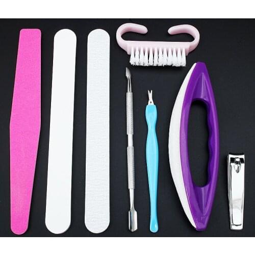 Manicure Tools Nail Clipper Polishing Grinding Sand Peeling Fork Pushed Down Sale