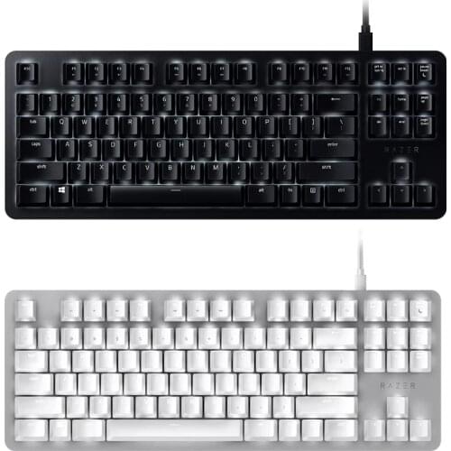 Razer BlackWidow Mechanical Keyboard Gaming 87 Keys Mechanical Switches Wired Keyboard Silent Tactile Orange Switches for PC