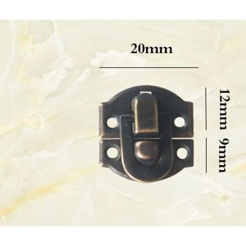 Hardware accessories small coin buckle gift box buckle wooden box small buckle jewelry box accessories iron