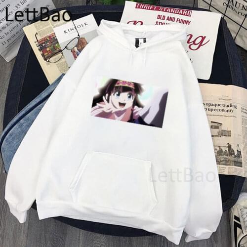 Kawaii Alluka Hunter Hunter Hoodies Harajuku Aesthetics Men Women Funny Print Long Sleeve Sweatshirts Fashion Casual Pullovers