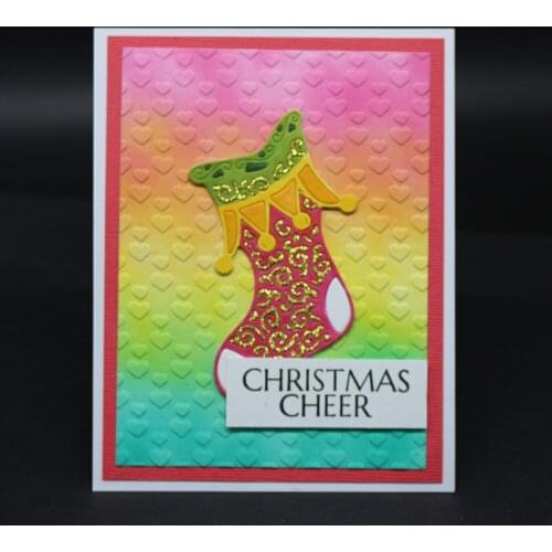 New Design Craft Metal Stencil Mold Cutting Dies Christmas Boots Gift Decoration Scrapbook Album Paper Card Craft Embossing