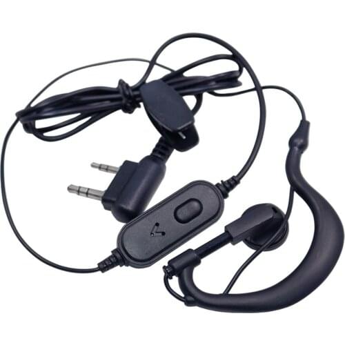 New PTT Mic headphone Walkie Talkie Earpiece baofeng headset for UV-5R UV-5RE UV-S9 PLUS BF-888S ksun CB Two Way Radio