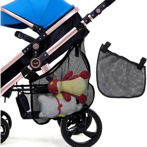 Practical Baby Trolley Net Pocket Infant Stroller Accessories Mesh Bottle Diaper Storage Hanging Pouch Organizer Bag Holder NEW