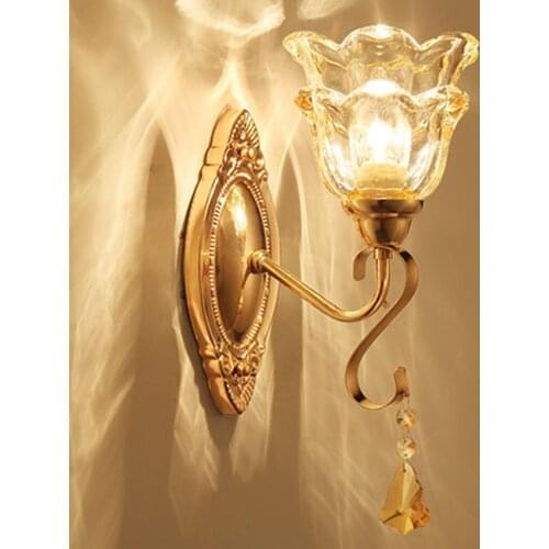 Simple European Luxury Wall Light Lamp For Bedroom Living Room TV Background Wall Home Decoration B170
