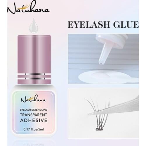 NATUHAHA 5ml 2-3Seconds Fast Dry Extremely Strong Black Eyelash Extension Glue Professional No Simulation Eye Lash Adhesive Glue