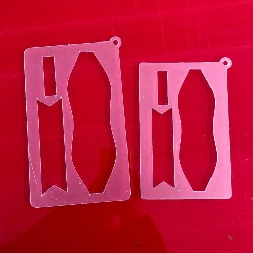 Bow0054 templates size:3.5"/3"