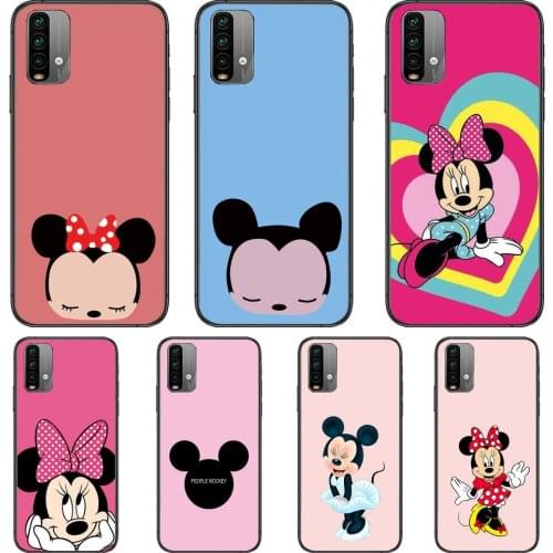 Pink Red Minnie Mouse Phone Case For XiaoMi Redmi 11 lite 9C 8A 7A Pro 10T 5G Anime Cover Mi 10 Ultra Poco M3 X3 NFC 8 SE cover