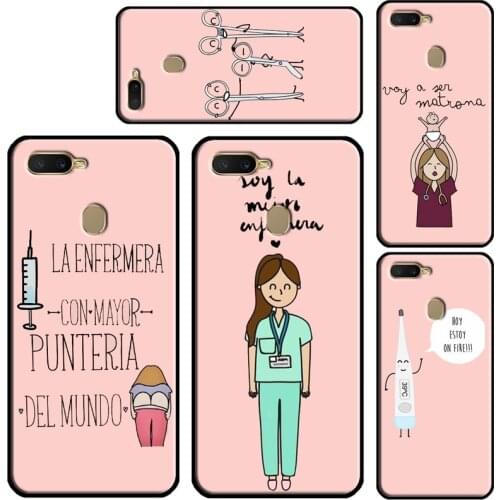 Doctor Nurse Medical Medicine Health Phone Case For OPPO A91 A15 A5 A9 A53 A31 2020 A5S A3S A1K A52 A72 F5 F7 Reno 2 Z 4 Pro
