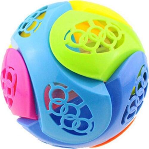 Luminous toy Fleyin Ball Assembly Dancing Ball Lights Sound Music Children Luminous Toy Baby Kid Gifts Combination toy LED light