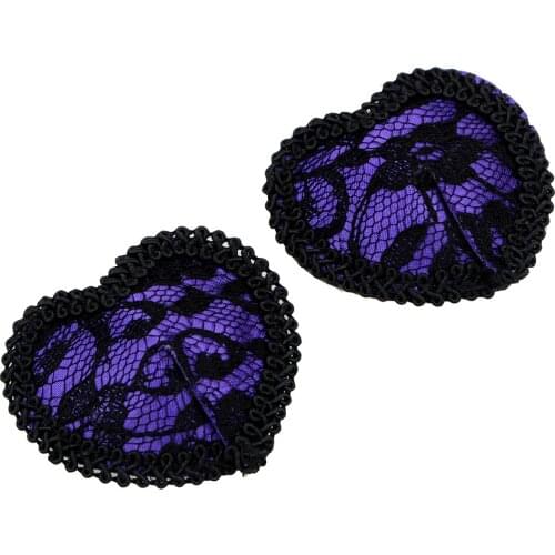 VATINE Breast Petals 1 Pair Lace Chest Stickers Tassels Heart Shape Nipple Covers Sex Toys For Women Backless Bra Pad
