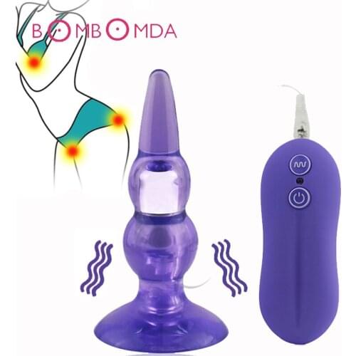 Vibrator Anal Plug Anal Dildo Butt Plug Stimulate Silicone Masturbation Prostate Massager Adult Products Sex Toys for Men Women