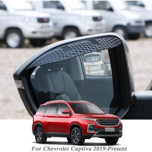 Car Rearview Mirror Rain Eyebrow Auto Shield Snow Guard Sun Side Visor Shade Protector For Chevrolet Captiva 2019-2022 Accessory