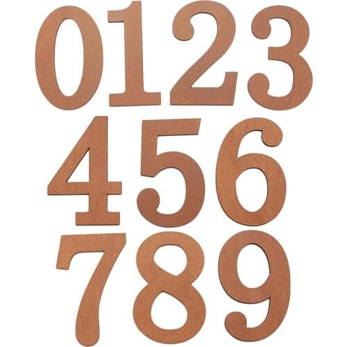 House Address Plaque For DIY Door Number Sign Sticker With No Screw