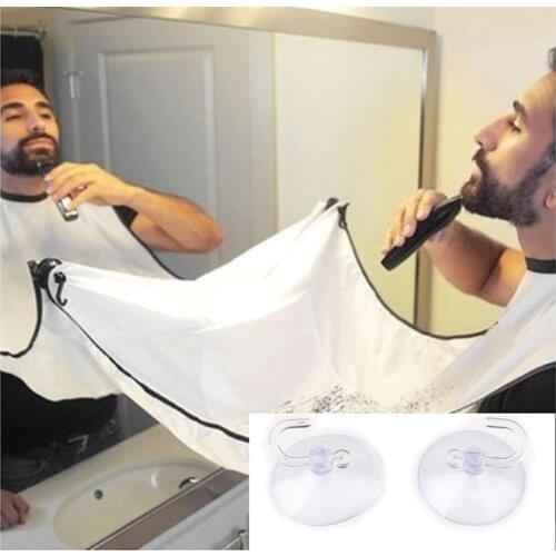 Beard Hair Apron Cape Hairdresser Apron Haircut Facial Hair Barber Shaving Clothing Waterproof Cloth Household Cleaning
