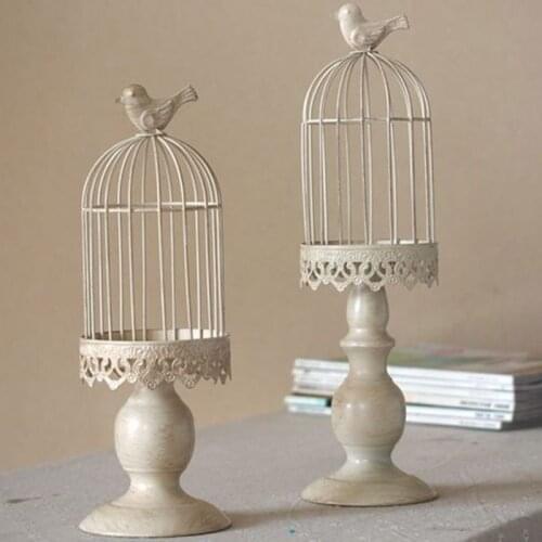 Metal Hollow Candle Holder Stand Tealight Candlestick Lantern Wedding Home Decor