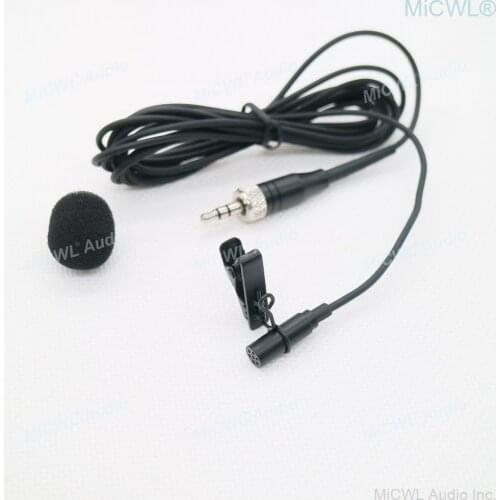 MKE Tie Clip Lavalier Microphone for Sennheiser G2 G3 G4 Wireless Omnidirectional Microfone Lapel System Metal 3.5mm Stereo Lock