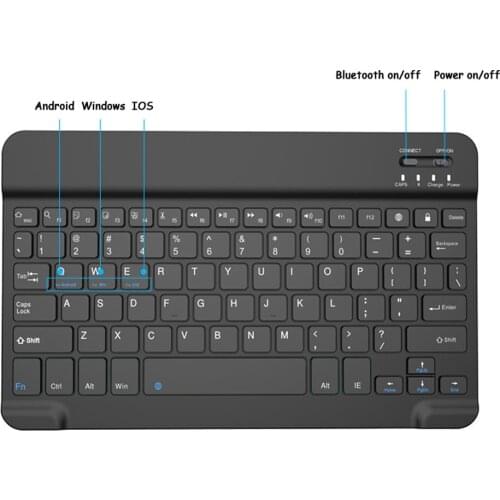 Mini Wireless Bluetooth Keyboard For 10 Inch Tablet PC English Bluetooth Keyboard
