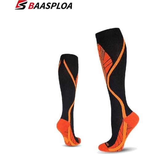 Mens Compression Socks Marathon Running Knee High Women Stockings Sport Socks For Soccer Golf Football Tube Socks Baasploa 2021